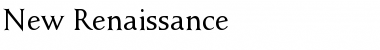 Download New Renaissance Regular Font