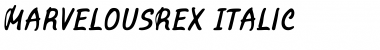 Download Marvelous Rex Italic Italic Font