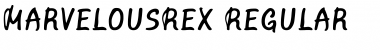 Download Marvelous Rex Regular Regular Font