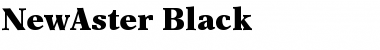 Download NewAster-Black Font