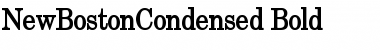 Download NewBostonCondensed Bold Font