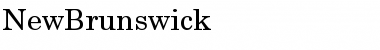 Download NewBrunswick Regular Font