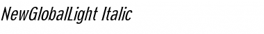Download NewGlobalLight Italic Font