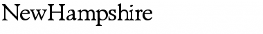 Download NewHampshire Regular Font