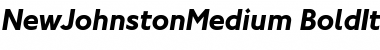 Download NewJohnstonMedium Bold Italic Font