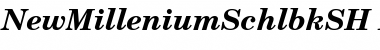 Download NewMilleniumSchlbkSH Bold Italic Font
