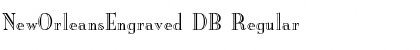 Download NewOrleansEngraved DB Regular Font
