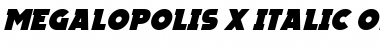 Download Megalopolis X Font