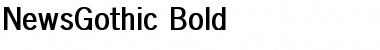 Download NewsGothic Bold Bold Font