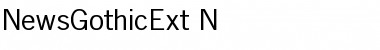 Download NewsGothicExt-N Regular Font