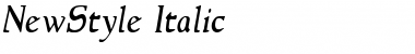 Download NewStyle RomanItalic Font