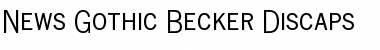 Download News Gothic Becker Discaps Font