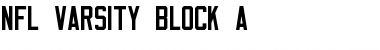 Download NFL Varsity Block A Font