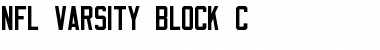 Download NFL Varsity Block C Regular Font