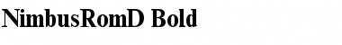 Download NimbusRomD Bold Font