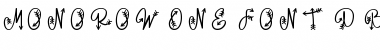 Download Monorow One Regular Font