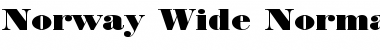 Download Norway Wide Normal Font