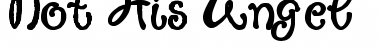 Download Not His Angel Font Download Not His Angel Font