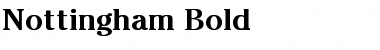 Download Nottingham Bold Bold Font