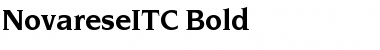 Download NovareseITC Bold Font
