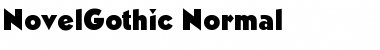Download NovelGothic Normal Font
