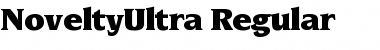 Download NoveltyUltra Regular Font