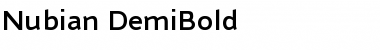 Download Nubian-DemiBold DemiBold Font