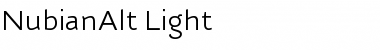 Download NubianAlt-Light Light Font