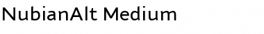Download NubianAlt-Medium Medium Font