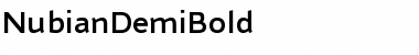 Download NubianDemiBold Regular Font