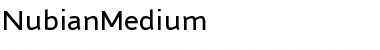 Download NubianMedium Regular Font