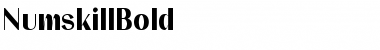 Download NumskillBold Font Download NumskillBold Font