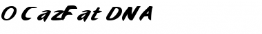 Download 0 CazFat DNA Regular Font