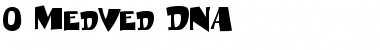 Download 0 MedVed DNA Regular Font