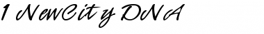 Download 1 NewCity DNA Regular Font