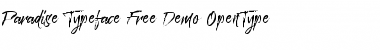 Download Paradise Typeface Free Demo Font