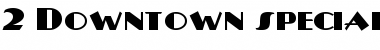 Download 2 Downtown special DNA Regular Font