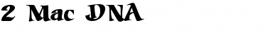 Download 2 Mac DNA Regular Font