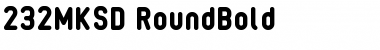 Download 232MKSD RoundBold Font
