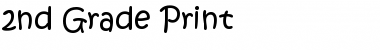 Download 2nd Grade Print Regular Font
