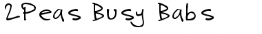 Download 2Peas Busy Babs Font