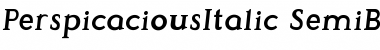 Download Perspicacious Italic SemiBold Font