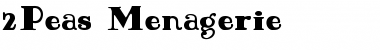 Download 2Peas Menagerie Regular Font