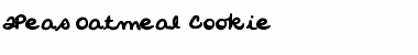 Download 2Peas Oatmeal Cookie 2Peas Oatmeal Cookie Font
