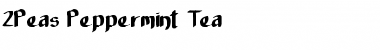 Download 2Peas Peppermint Tea 2Peas Peppermint Tea Font