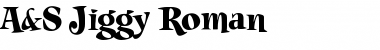Download A&S Jiggy Roman Regular Font