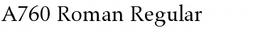 Download A760-Roman Font