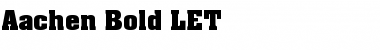 Download Aachen Bold LET Font Download Aachen Bold LET Font