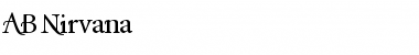 Download AB Nirvana* Font Download AB Nirvana* Font