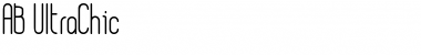 Download AB UltraChic Font Download AB UltraChic Font